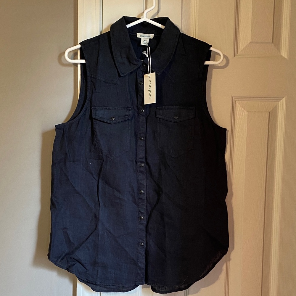 Sundance Black Sleeveless Top